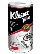 Салфетки для уборки универсальные многоразовые "Kleenex" Viva из текстилеподобного материала*1рул