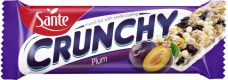 Батончик-мюсли Sante Crunchy в йогуртовой глазури со сливой вес 40г.