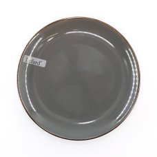 Тарелка десертная 20,6см коллекция Муссон Серый космос