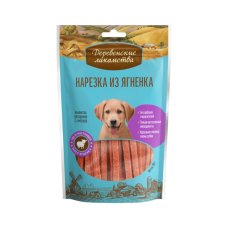 Нарезка из ягненка Деревенские лакомства для щенков 90г