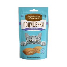 Подушечки с пюре из краба Деревенские лакомства для кошек 30г