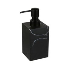 Диспенсер (дозатор) для мыла MARBLE, черный, PERFECTO LINEA