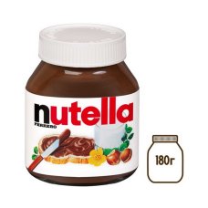 Ореховая паста Nutella стекло FERRERO вес 180г.