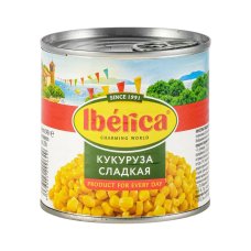 Кукуруза консервир сладкая без доб сахара 340г Iberica
