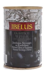 Оливки черные с/к т.м. “Ibelus”, размер 240/260