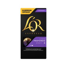 Кофе натуральный жареный молотый в капсулах L'OR Espresso Lungo Profondo 52г_10шт NBG