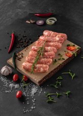 Полуфабрикат рубленый из мяса цыплят-бройлеров формованный охлажденный Колбаса Особая