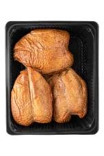 Изделие цельно-кусковое из мяса птицы грудка Фермерская ароматная копчено-вареное вес