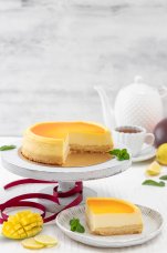Торт "Чизкейк Сметанный " манго - маракуйя Artesso