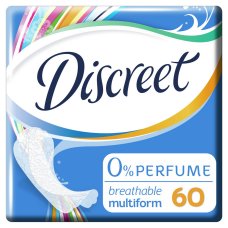 Женские гигиенические прокладки на каждый день DISCREET Air Multiform Trio, 60шт.