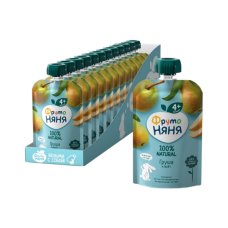 Пюре грушевое вес 90г ДП ФРУТОНЯНЯ