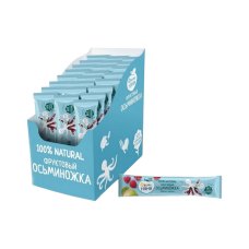 Фруктовые кусочки из яблок и малины Осьминожки вес 16г ФРУТОНЯНЯ