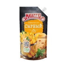 Майонезный соус "Сырный" вес 200г. дой-пак Махеев