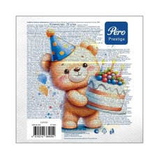 Салфетки Pero Prestige 33х33 Хэппи 3сл 20лx12