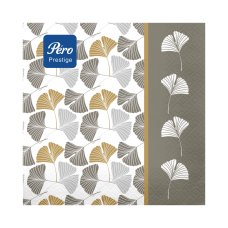 Салфетки Pero Prestige 33х33 Флора декор 3сл 20лx12