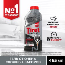 Tiret для канализационных труб Средство дезинфицирующее 465 мл