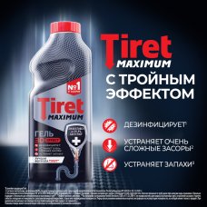 Tiret для канализационных труб Средство дезинфицирующее 465 мл