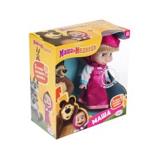 Кукла Маша и Медведь маша 15см озвуч мишка кор КАРАПУЗ