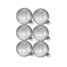 Новогоднее подвесное украшение из полистирола, набор из 6 штук / 6x6x6см арт.92707