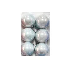 Новогоднее подвесное украшение из полистирола, набор из 6 штук / 6x6x6см арт.92707