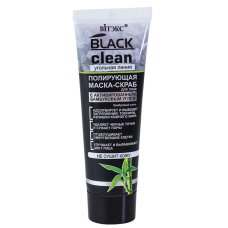 BLACK CLEAN  МАСКА-скраб для лица полирующая,75мл.