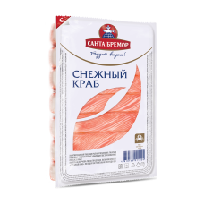 Крабовые палочки "Снежный краб" имит охл Санта Бремор вес 150г