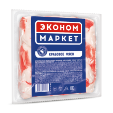 Мясо крабовое охл.(имитация) эконом вес 200г Санта Импэкс