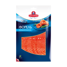 Форель филе сл/сол. ломтики Санта Импэкс вес 100г