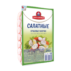 Палочки крабовые САЛАТНЫЕ классические охл вес 200г Санта Импекс