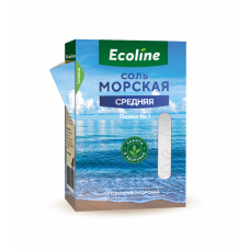 Соль морская «Ecoline» new, помол № 1 фас. 1,0 кг. (коробка)