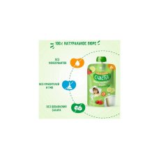 Маленькое счастье 90гр Банан-Клубника-Сливки (Гуалапак)