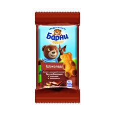 Пирожное бисквитное с шоколадной нач. Медвеженок Барни вес 30 г. 