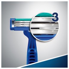Одноразовая мужская бритва Gillette Blue Simple3  4 шт.