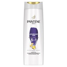Шампунь, бальзам-ополаскиватель и интенсивный уход 3в1 Pantene Дополнительный объем 360 мл.