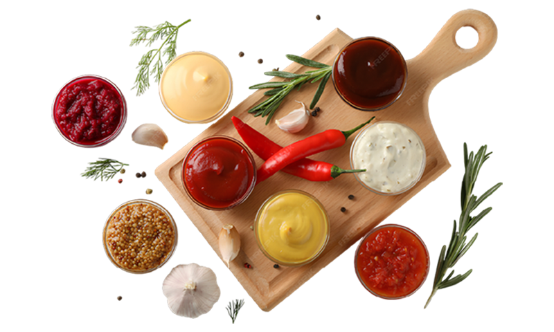 Масло, соусы и специи