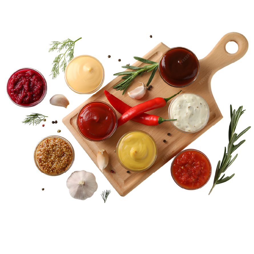 Масло, соусы и специи